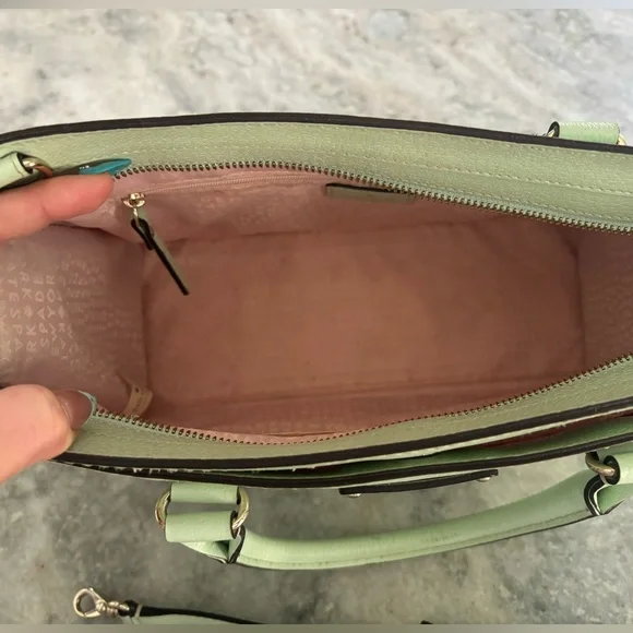 Kate Spade Mint Leather Satchel - Picture 3 of 5